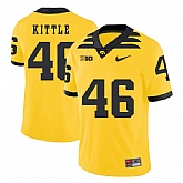 Iowa Hawkeyes 46 George Kittle Yellow College Football Jersey Dzhi,baseball caps,new era cap wholesale,wholesale hats